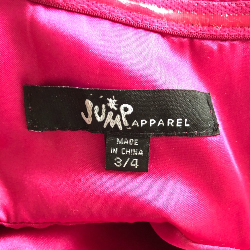 Jump Apparel Pink & Purple Short Party Dress - Picture 5 of 8